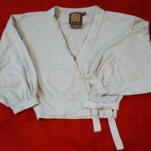 Cross over dress cardigan